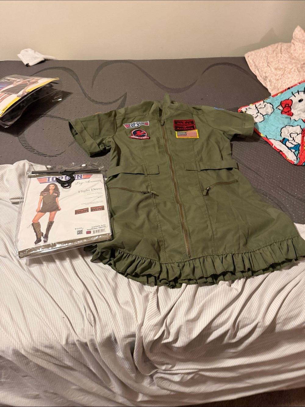 Halloween top gun dress only for women